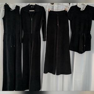 Spanx Air Essentials Air Luxe XS Tall Bundle Black